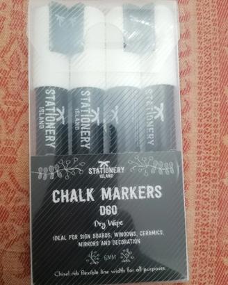 Set di 4 pennarelli a gesso liquido