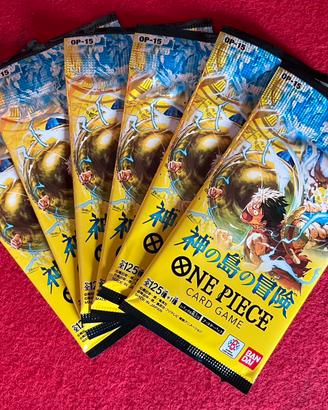 LOTTO 6 BUSTINE Carte One Piece Card Game - OP-15