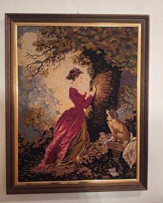 Quadro punto e croce ricamato