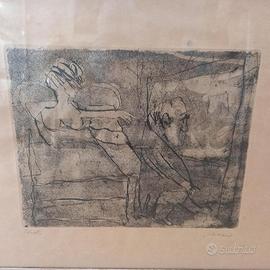 LITOGRAFIA MACCARI PROVA D'AUTORE