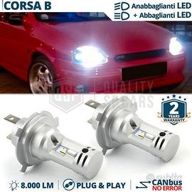 Kit Lampadine LED H4 Per fari OPEL CORSA B 6500K