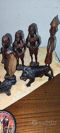 Sculture in legno arte Africana