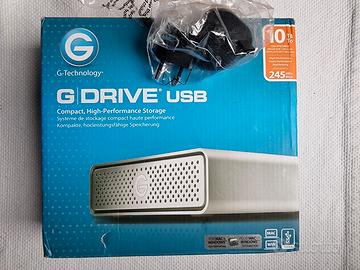 G-DRIVE 10TB EXTERNAL DRIVE METALLO