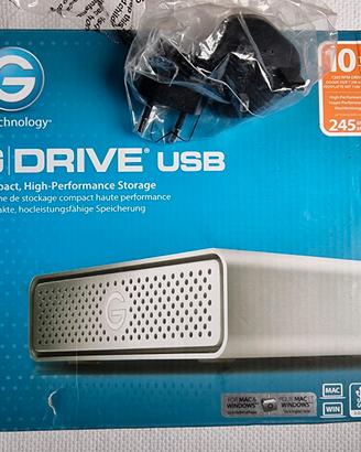 G-DRIVE 10TB EXTERNAL DRIVE METALLO
