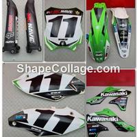 KIT PLASTICHE KAWASAKI KXF 250 2013 2014 KX F 2015