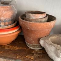 Mortaio antico in pietra bianca – Arredo rustico