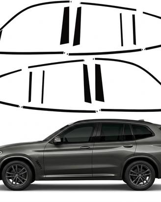Chrome Delete BMW X3 mondanature nere