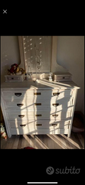 Cassettiera shabby chic