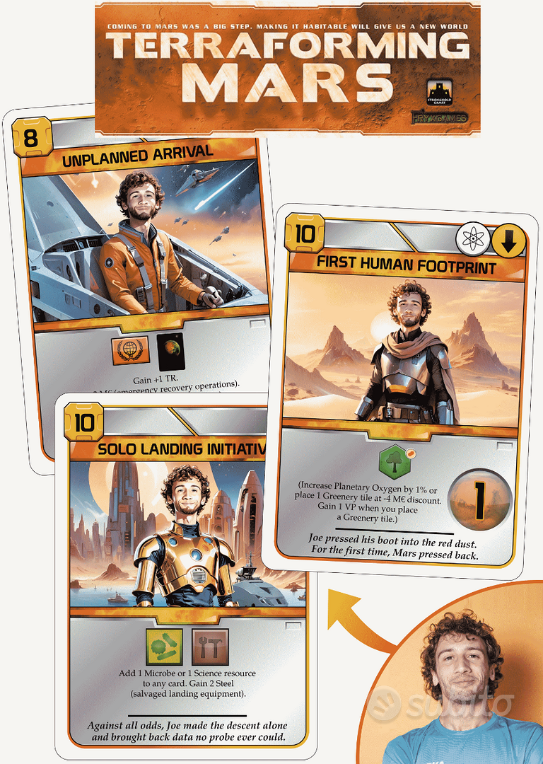 Terraforming Mars: Carta Promozionale Ufficiale 16 Psyche - Stronghold Games