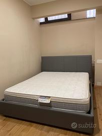 LETTO CONTENITORE GRIGIO