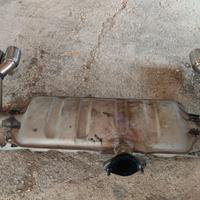 124 Spider 348 - Scarico 2x4 da mm.70