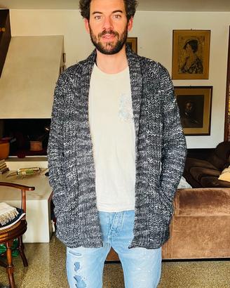 Cardigan Maglione Lana Uomo XL Zara