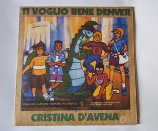 45 giri Denver  Cristina D'Avena Cartoni animati 