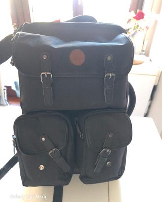 zaino accessoriato con kit per karaoke e serate mu