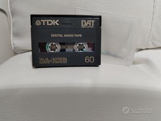 5 cassette DAT TDK da 60 minuti  			