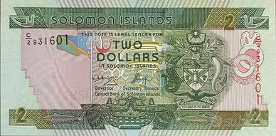 Rara banconota 2 Dollari - FDS -  Isola Samoa 
