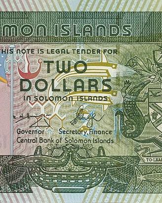 Rara banconota 2 Dollari - FDS -  Isola Samoa 