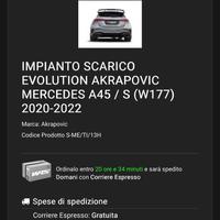Scarico Akrapovic semi nuovo