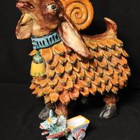 Solimene Vietri – Grande caprone ceramica vietrese