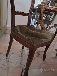 7 Sedie vintage da restaurare