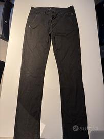 Pantalone Quadretto Marrone Nero Grigio TG 30/44