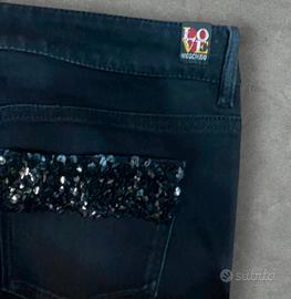 jeans nero Moschino