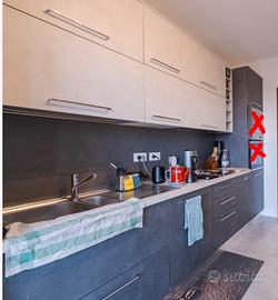 Cucina lineare urban pari a nuovo