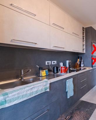 Cucina lineare urban pari a nuovo