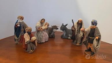 Presepe artigianale terracotta