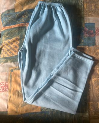 Pigiama invernale  azzurro con disegno