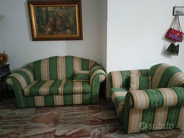 Divano letto e poltrona