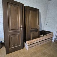  8 porte in  vero legno  con telaio