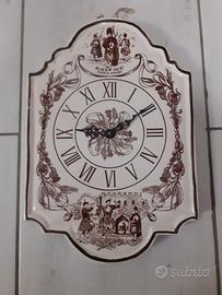 OROLOGIO DERUTA CERAMICA BLACK JACK SCOTCH WHISKY