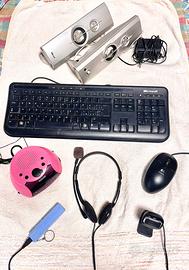 Accessori pc e dispositivi elettronici vari