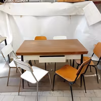 tavolo allungabile con sedie VINTAGE 