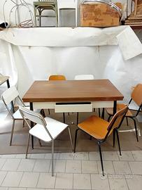 tavolo allungabile con sedie VINTAGE 