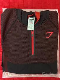 Gymshark Onyx 5.0 Hoodie Carmine Red taglia L