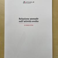 Relazione annuale sull'attività svolta