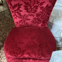 Set 2 poltrone basse da camera 