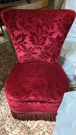 Set 2 poltrone basse da camera 