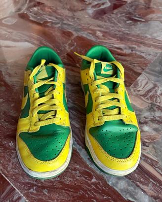 nike dunk gialle e verdi