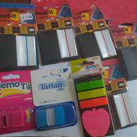 5 pz post-it index 682 3m trasparenti riscrivibili