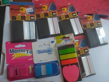 5 pz post-it index 682 3m trasparenti riscrivibili