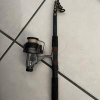 Canna da pesca con mulinello