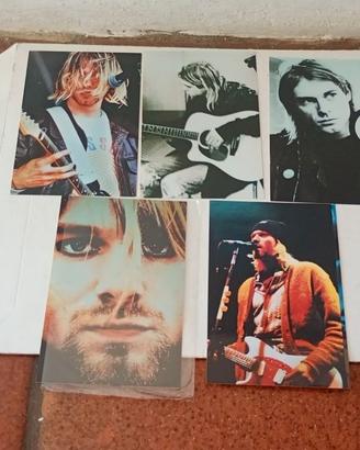 LOTTO 5 FOTO INEDITE kurt cobain nirvana