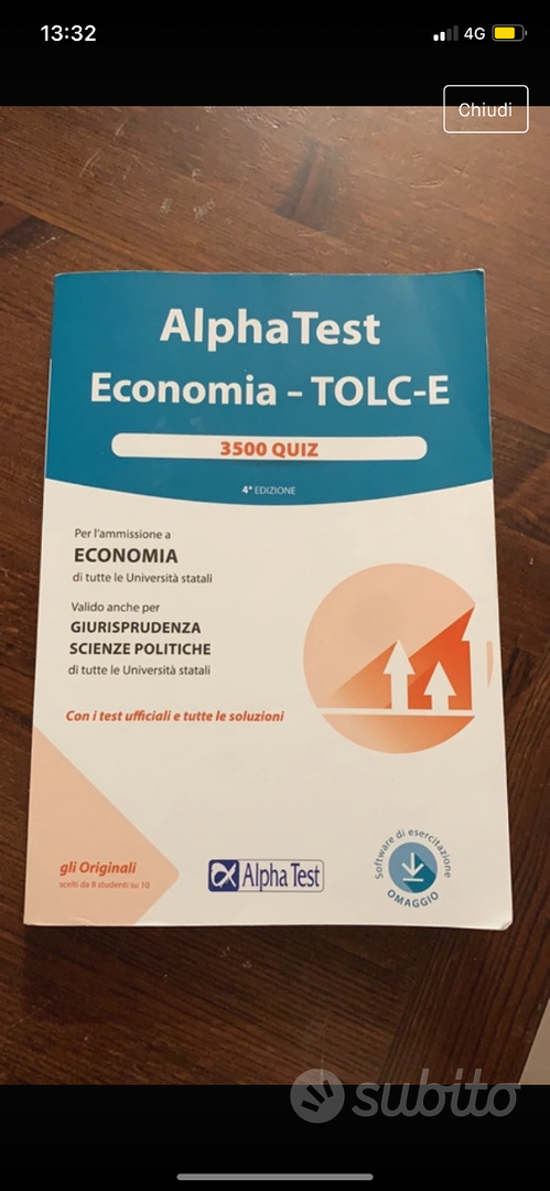 Alpha Test Tolc-E - Libri e Riviste In vendita a Brescia