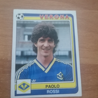 Figurina Panini 1986 Paolo Rossi con Velina