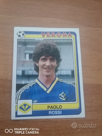 Figurina Panini 1986 Paolo Rossi con Velina