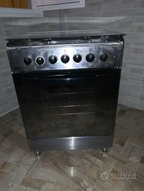 ZOPPAS PP65AMX FORNO+PIANO COTTURA ESTERNO ACCIAIO