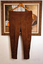 Leggings marrone cioccolato XL